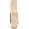 Ekena Millwork Eugene Smooth Timber Gable Bracket, Douglas Fir, 48"W x 12"H x 3 1/2"D x 5 1/2"F, 6/12 Pitch GBW048X12X0406EUG00SDF - alternate 2